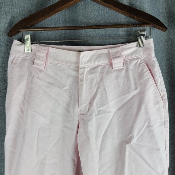 Tommy Bahama Straight Leg Cropped Pants Pink Size 6 - Picture 2 of 5